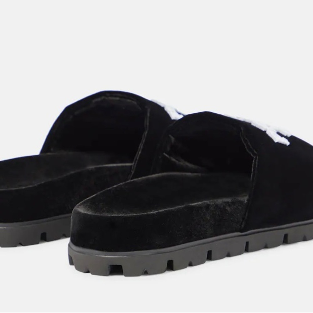 BNIB PRADA VELVET LUG SOLE SLIDES WOMENS 8.5 - Picture 7 of 7